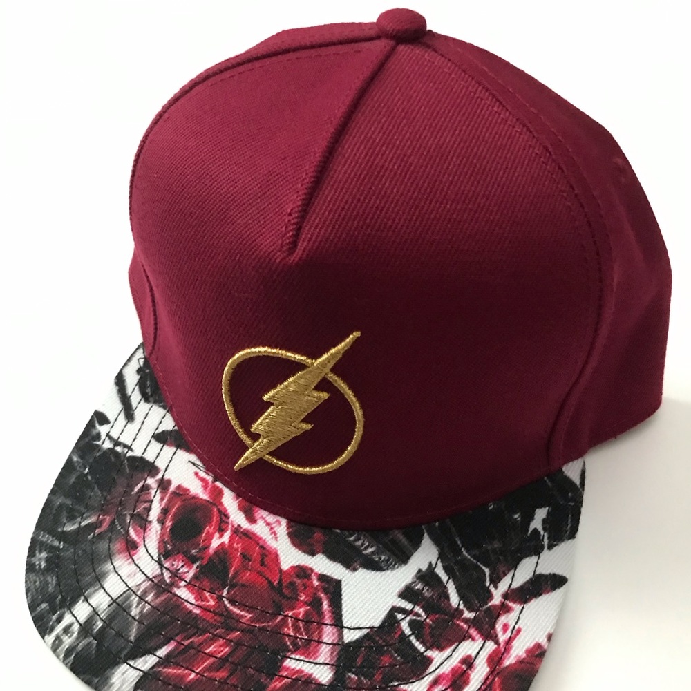 🤡⚡️ DC’s The Flash artwork on Brim 🧢 SnapBack hat cap OSFA